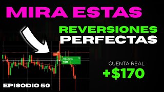 🔥 REVERSIONES PERFECTAS Operando ESTRATEGIA PCR Acción del Precio 50  Opciones Binarias [upl. by Sgninnej]