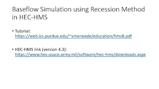 Lab on Baseflow Separation [upl. by Ymorej]