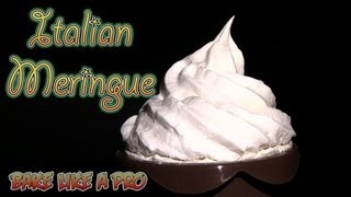 How To Make Italian Meringue Recipe [upl. by Shane]