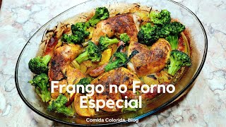 FRANGO no FORNO ESPECIAL  Muito FÁCIL E SIMPLES [upl. by Mortensen573]