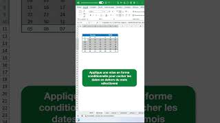 Créer un calendrier 2024 qui sactualise sur Excel [upl. by Notsuh]