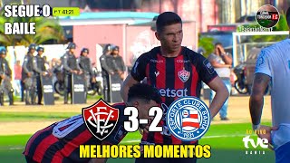 Vitória 3 x 2 Bahia  Melhores Momentos  COMPLETO  Final Baiano 2024 [upl. by Nylodnewg]