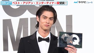 タイの人気俳優・ブライト、朝や寝る前のルーティン明かす 「GQ MEN OF THE YEAR 2023」 [upl. by Uile]