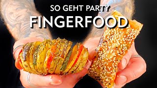 5 schnelle PartySnacks  die besten Fingerfood Rezepte [upl. by Rovaert]