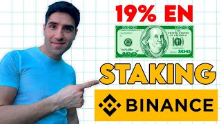 Como hacer STAKING en BINANCE en 2024  19 ANUAL EN 💵 [upl. by Petulah]