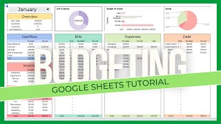 Digital Google Sheets Budget Planner [upl. by Ethelda]