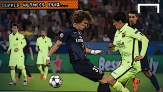 UCL Goal of the Tournament Suarez v PSG [upl. by Eirrahs968]