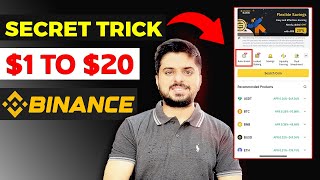 Daily Earn 20 From Binance Secret Trick  Binance Mobile Trading For Beginners binance [upl. by Gnouc]