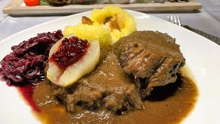 Fränkischer Sauerbraten aus dem Dutch Oven Besser gehts nicht [upl. by Salmon]