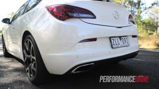 2013 Opel Astra OPC engine sound and 0100kmh [upl. by Lleynod202]