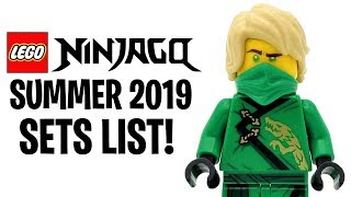 LEGO NINJAGO SUMMER 2019 SETS LIST Revealed Season 11 [upl. by Hibbs]