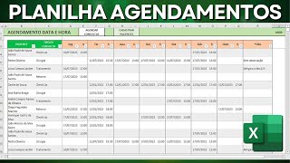 Planilha de Agendamento de Consultas de Pacientes e Clientes  Baixar Grátis [upl. by Eidoj]