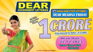 LOTTERY SAMBAD DEAR 1 PM 22122023 NAGALAND LOTTERY LIVE DEAR LOTTERY LIVE LOTTERY SAMBAD [upl. by Samaria]