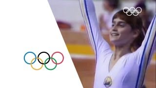 Nadia Comaneci  First Perfect 10  Montreal 1976 Olympics [upl. by Hellman]