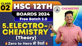 5 ElectroChemistry Class 12th Chemistry Class 02 HSC Board By Abhishek Sir Chemistry asc [upl. by Arick]