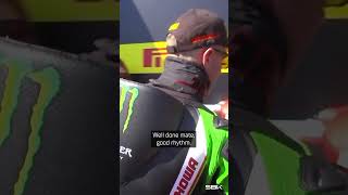 quotMy mum is happy at homequot 🤩  FRAWorldSBK 🇫🇷 [upl. by Emiolhs]