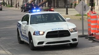 Dodge Charger  SPVM Police de Montréal [upl. by Norrab]