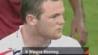 Rooney sent off [upl. by Kellina]