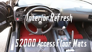 Giving my S2000 a interior UpdateHow to install Honda Access Mats S2K Refresh Part 4 [upl. by Peirsen]