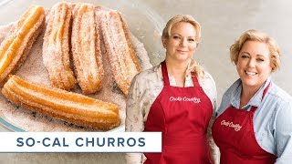 How to Make Churros with Chocolate Dipping Sauce at Home [upl. by Jeffcott]