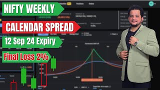 Nifty Weekly Option Selling  12 Sep 24 Expiry  Put Calendar Spread Final Loss 2 [upl. by Beckett]