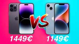 iPhone 14 Pro Max vs iPhone 14 Plus  Vermeide diese Fehler Vergleich [upl. by Cristi999]