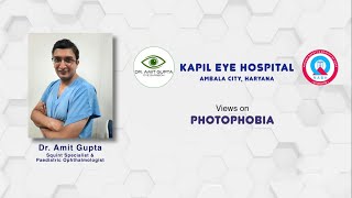 What is Photophobia  Treatment of Photophobia best explained by Dr Amit Gupta [upl. by Stefan904]