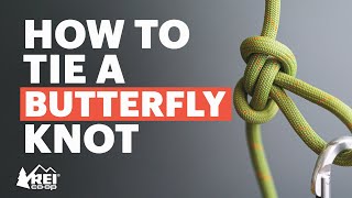 Rock Climbing How to Tie a Butterfly Knot [upl. by Kath]