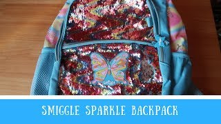 Smiggle Sparkle Backpack  Take a look inside AD  Gifted [upl. by Trevah227]