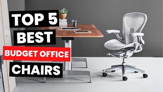 Top 5 Best Budget Office Chairs 2024 [upl. by Towbin]