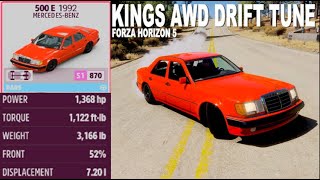 H5 AWD DRIFT TUNE 1992 MERCEDESBENZ 500 E [upl. by Kimmie241]