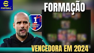 ESSA E A MELHOR FORMAÇÃO ATUALMENTE NO EFOOTBALL 2024 [upl. by Tace]