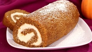 Pumpkin Roll Recipe  Amy Lynns Kitchen [upl. by Erdua92]