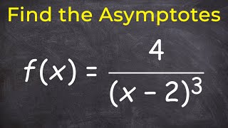 Find the vertical and horizontal asymptotes [upl. by Ayojal]