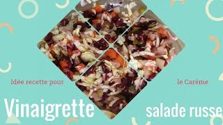 🥕🍆Vinigrettesalade russe idée recette CarêmeInsalata russo [upl. by Steffen919]