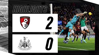 AFC Bournemouth 2 Newcastle United 0  Premier League Highlights [upl. by Edmonda]