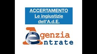 ACCERTAMENTI DELLAGENZIA DELLE ENTRATE Ecco come ragionano e come funzionano Sparo alto per poi [upl. by Eilrahc]