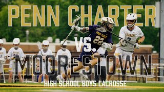 592024 High School Boys Lacrosse Penn Charter vs Moorestown [upl. by Francois308]