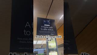 Alaska airlines credit card [upl. by Bedwell]