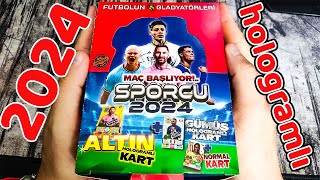 SPORCU 2024 ALTIN VE GÜMÜŞ HOLOGRAMLI SON TRANSFERLER FUTBOL KARTI AÇILIŞ  PATİYOLOJİ [upl. by Heyman]