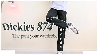 Dickies 874 The pant your wardrobe needs  Workwear 101 [upl. by Eimilb89]