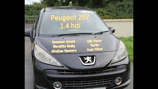 Peugeot 207 14 Hdi Common Problems including low power airflow sensors and antipollution faulty [upl. by Ailaza]