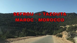 طريق صفرو لتازوطة Sefrou Tazouta Maroc [upl. by Katlin305]