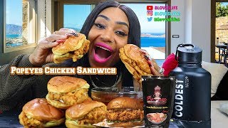 Popeyes Chicken Sandwich in Smackalicious Sauce CBS Sunday Morning Show is featuring me on the 24th [upl. by Anayra882]