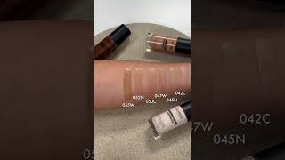 Swatching 40 shades of foundation🤭 [upl. by Anewor457]