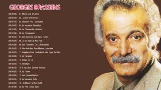 GEORGES BRASSENS LES PLUS GRANDS TUBES  GEORGES BRASSENS CHANSONS [upl. by Nemad447]