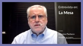 Máximo Pacheco sobre el litio quotNuestro principal desafío es darle legitimidad social a la mineríaquot [upl. by Alo]