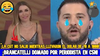 😂¡BRANCATELLI DOMADO POR MARIANA BREY EN C5N ¡DEFENDÍA A LOS ÑOQUIS Y PASÓ ESTO🔥💣 [upl. by Vina]