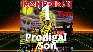 Iron Maiden Prodigal Son Dave Murray amp Adrian Smith guitar solo With TAB [upl. by Grantley674]