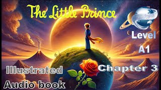 The Little Prince audiobook chapter 3  Easy English Audio book for Learning English A1 Level [upl. by Tedder55]